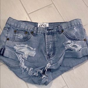 Jean shorts